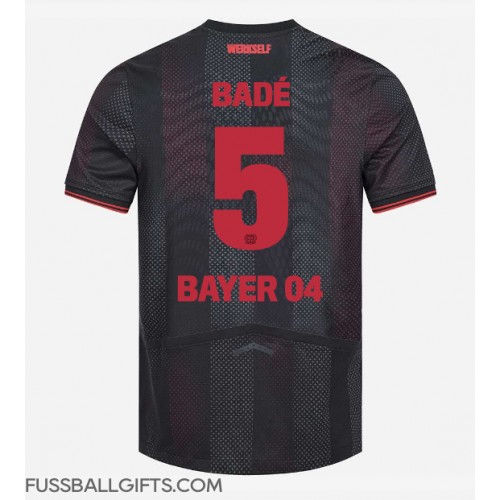 Bayer Leverkusen Loic Bade #5 Fußballbekleidung Heimtrikot 2025-26 Kurzarm